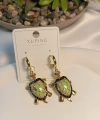 Kaplumbağa Figürlü Xuping Jewelry VIP Tasarım Küpe