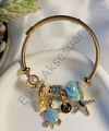 Mavi Kaplumbağa Detaylı Pandora Bileklik