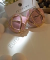 Pembe Bijuteri Küpe