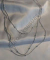 Silver Dorikalı Üçlü Çelik Kolye