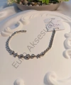 Silver Kalp ve Yıldız Detaylı Xuping Bileklik