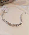 Topçuk Zincir Detaylı Xuping Jewelry Gümüş Renk Bileklik