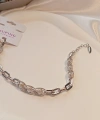 Topçuk Zincir Detaylı Xuping Jewelry Gümüş Renk Bileklik