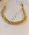 VIP SİMLİ ZİNCİR DETAYLI BİLEKLİK 14K