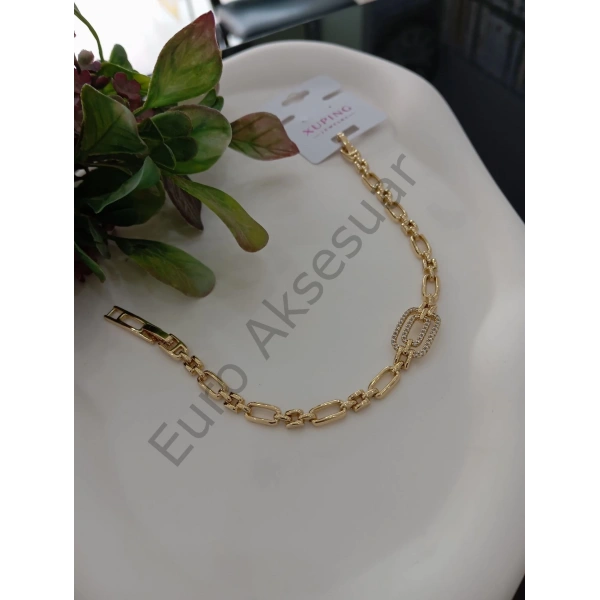 14 K Kaplama Vip Bileklik