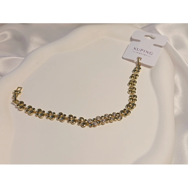 14 K Kaplama Xuping Pullu Bileklik