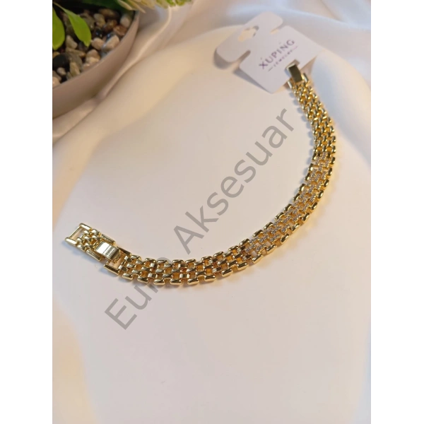 14 K Vip Bileklik Hasır Model