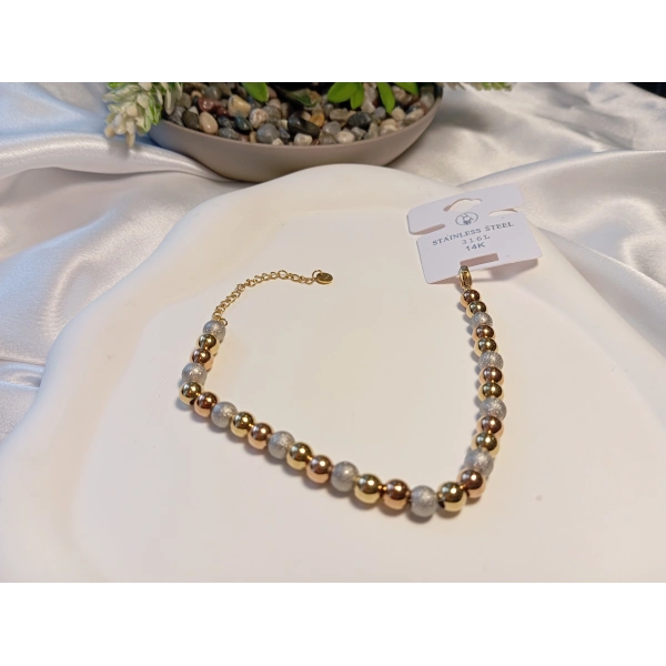 Üçlü Kombinasyon Üç Renk Dorikalı Çelik Bileklik