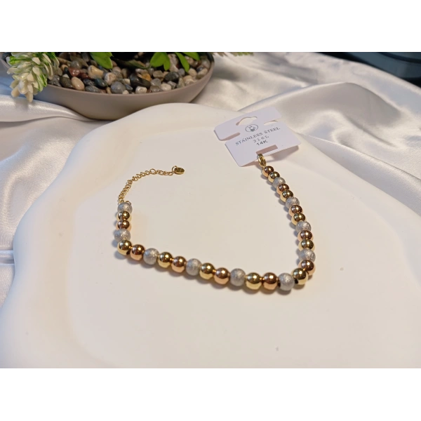 Üçlü Kombinasyon Üç Renk Dorikalı Çelik Bileklik