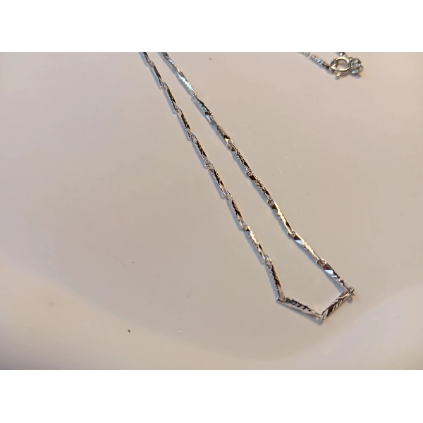 Xuping Jewelry 45 cm Gümüş Kaplama Fantezi Zincir Kolye - Euro Aksesuar