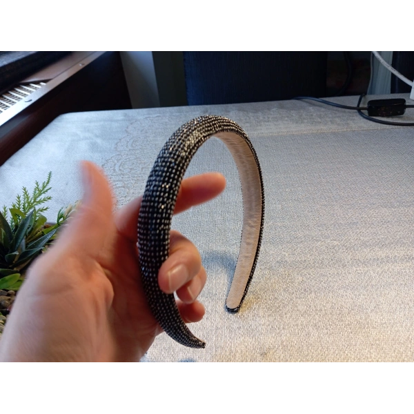 Lüks Kristal Taşlı Dolgulu Gelin ve Davet Tacı – 3lü Renk Seçeneği