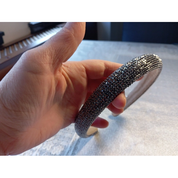 Lüks Kristal Taşlı Dolgulu Gelin ve Davet Tacı – 3lü Renk Seçeneği