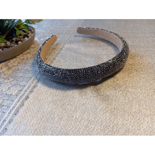 Lüks Kristal Taşlı Dolgulu Gelin ve Davet Tacı – 3lü Renk Seçeneği