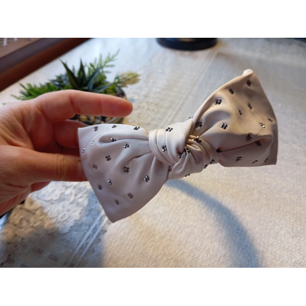 Euro Aksesuar Kadın Taş İşlemeli Düğümlü Helen Model Saç Tacı