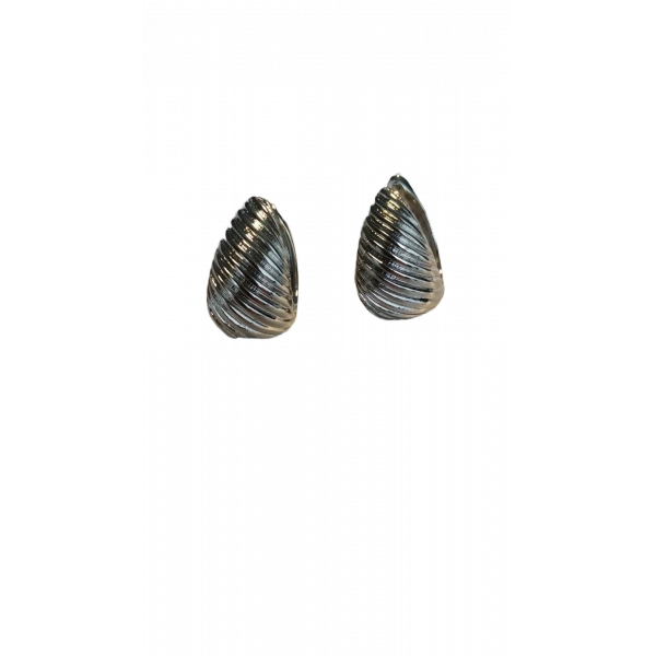 Silver Çelik Küpe 02