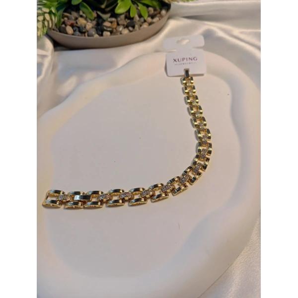 Zirkon Taşlı Kare Xuping Jewelry Vip Bileklik