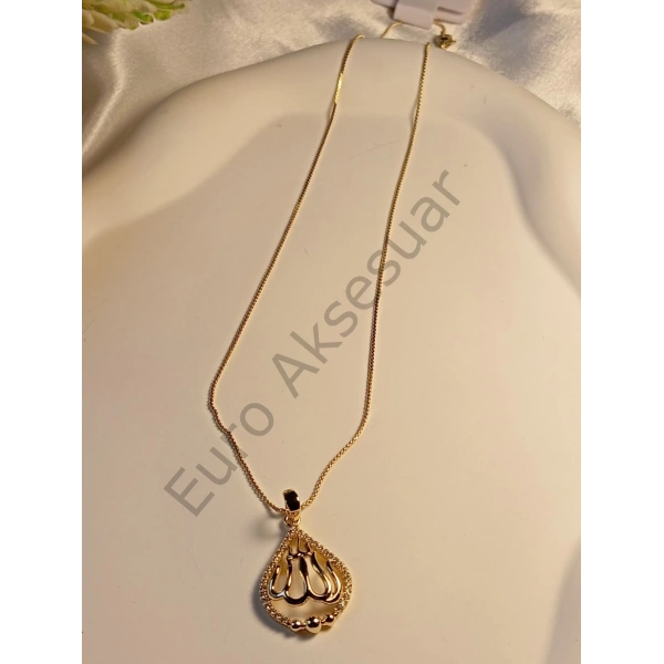 Allah Yazılı Vip Kolye