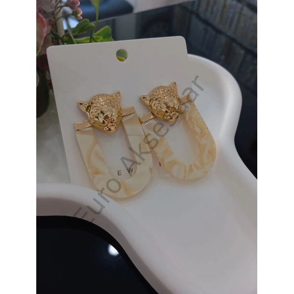 Aslan Detaylı Özel Seri Küpe