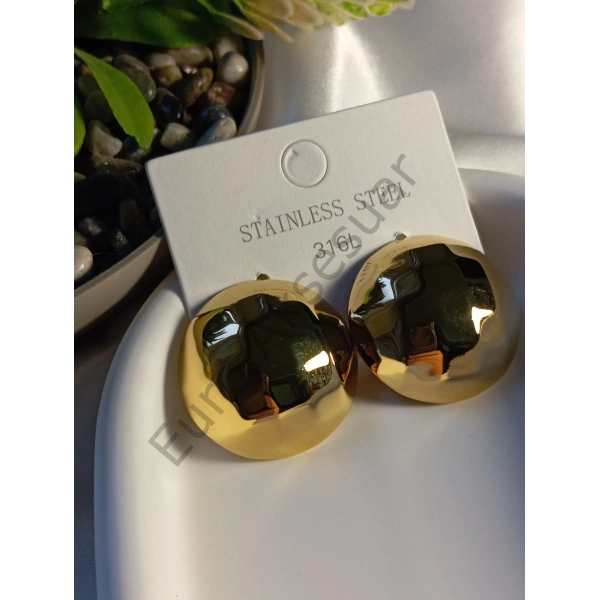 Çelik Büyük Boy Küpe