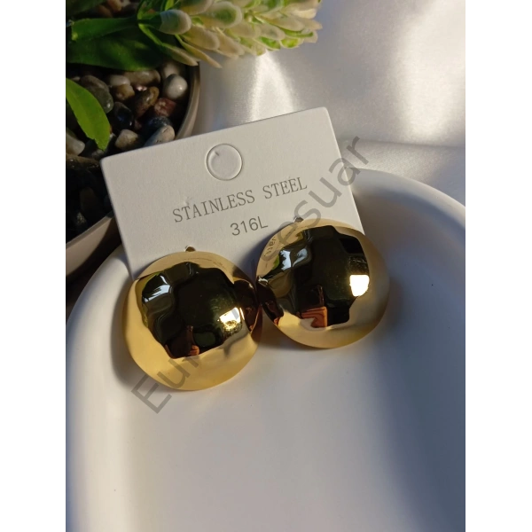 Çelik Büyük Boy Küpe