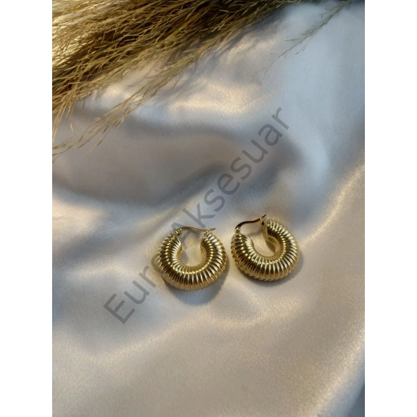 Çelik Çizgili Boru Küpe