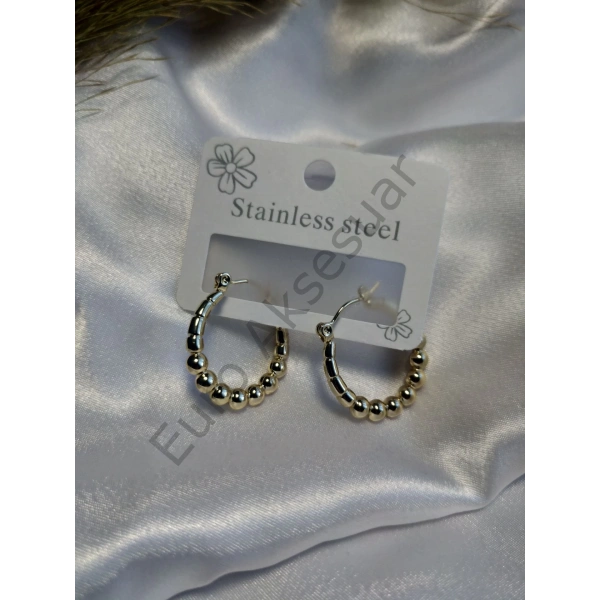 Çelik Dorikalı Küpe