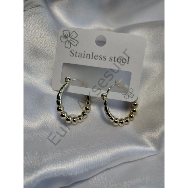 Çelik Dorikalı Küpe