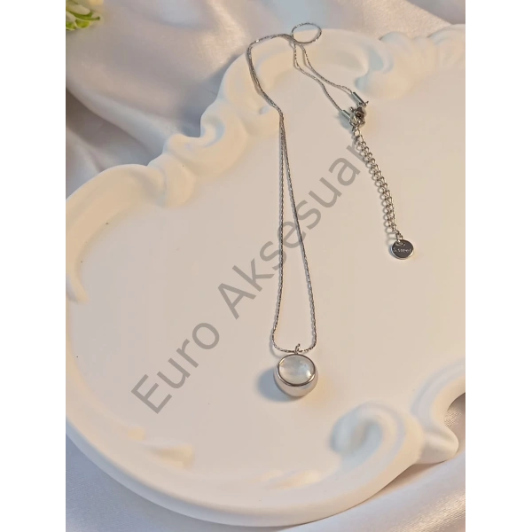 ÇELİK SİLVER KOLYE