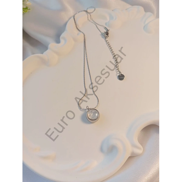 ÇELİK SİLVER KOLYE