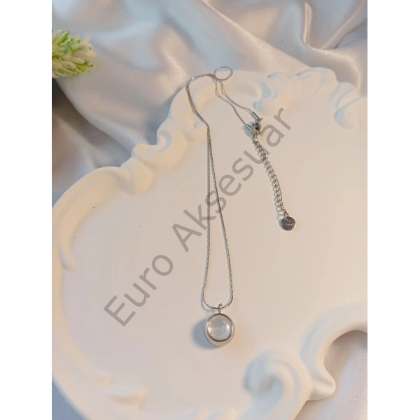 ÇELİK SİLVER KOLYE