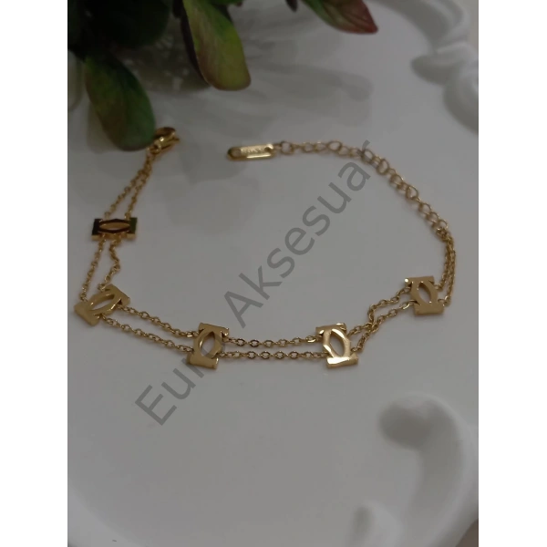 Gold Çelik Bileklik .