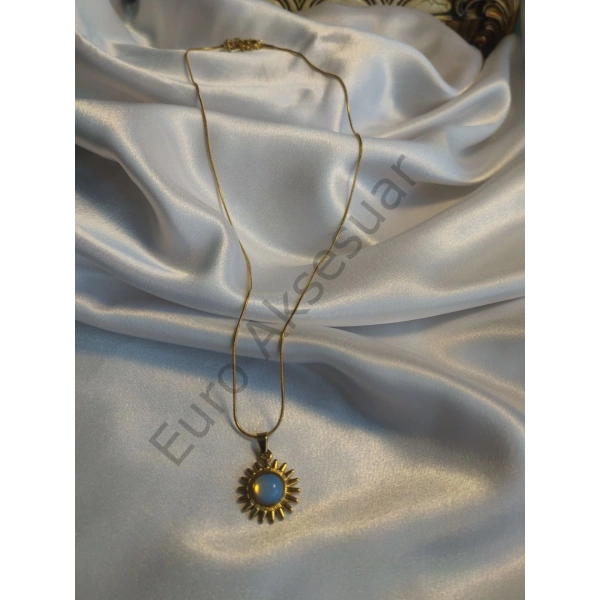 Gold Renk Güneş Kolye