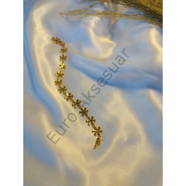 Gold Kartanesi Detaylı Vip Bileklik