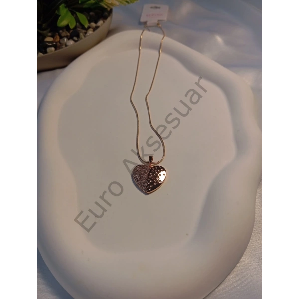 Kalp Detaylı Xuping Kolye