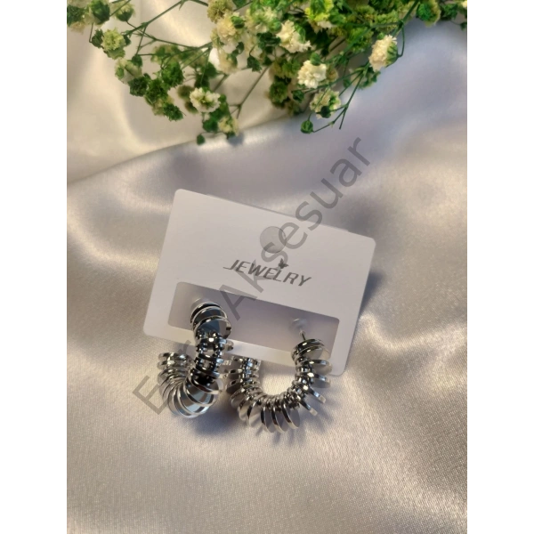 Kıvrımlı VIP Küpe