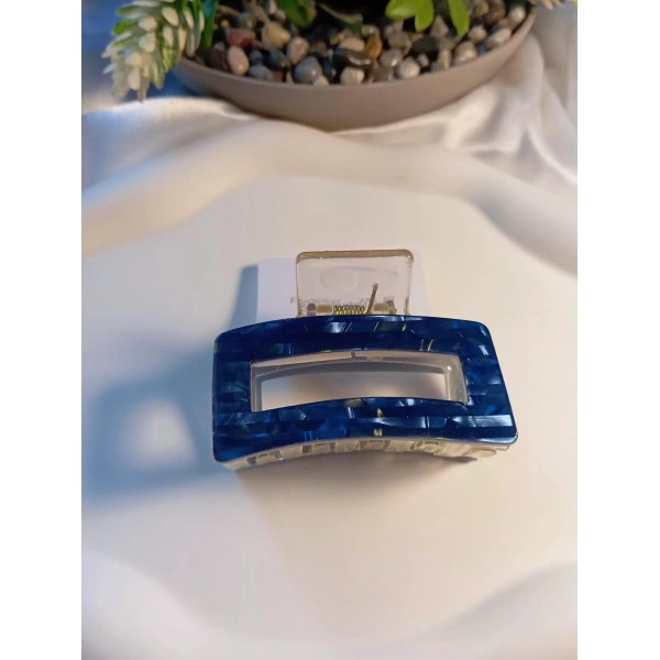 LACİVERT KEMİK MODEL MANDAL TOKA