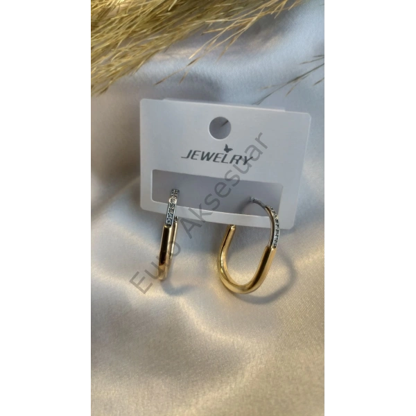 Marka Model Tiffany Lock Küpe Orta Boy