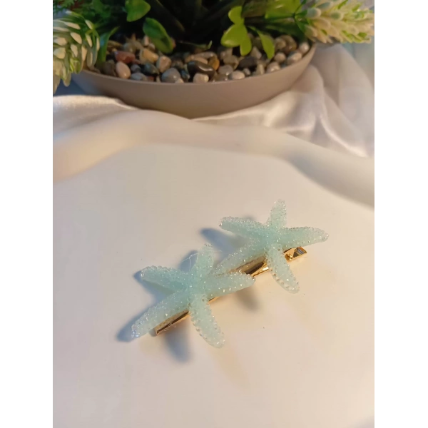 MAVİ DENİZ YILDIZLI PENS TOKA