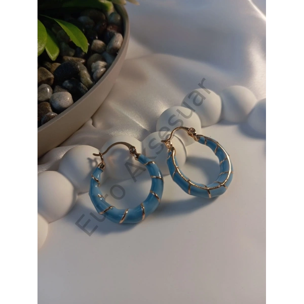 Mavi Xuping Jewelry Halka Küpe