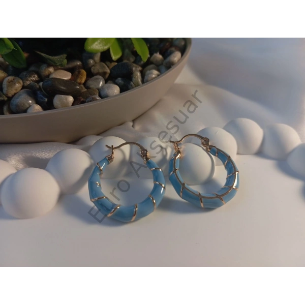 Mavi Xuping Jewelry Halka Küpe