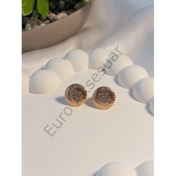 Minimal Xuping Kalp Figürlü Küpe