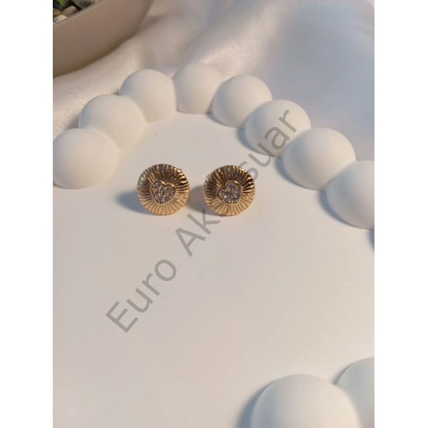 Minimal Xuping Kalp Figürlü Küpe