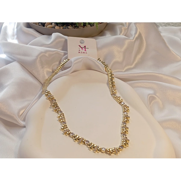 Özel Seri 14 K Kaplama Gerdanlık
