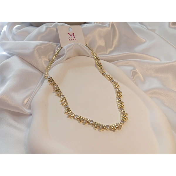 Özel Seri 14 K Kaplama Gerdanlık