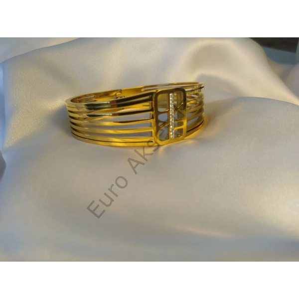 Roma Rakamı Detaylı Çelik Kelepçe