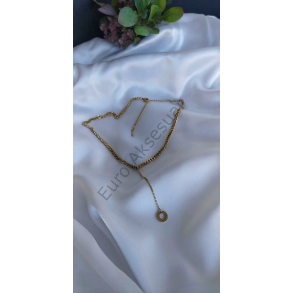 Roma Rakamlı Zincir Kolye