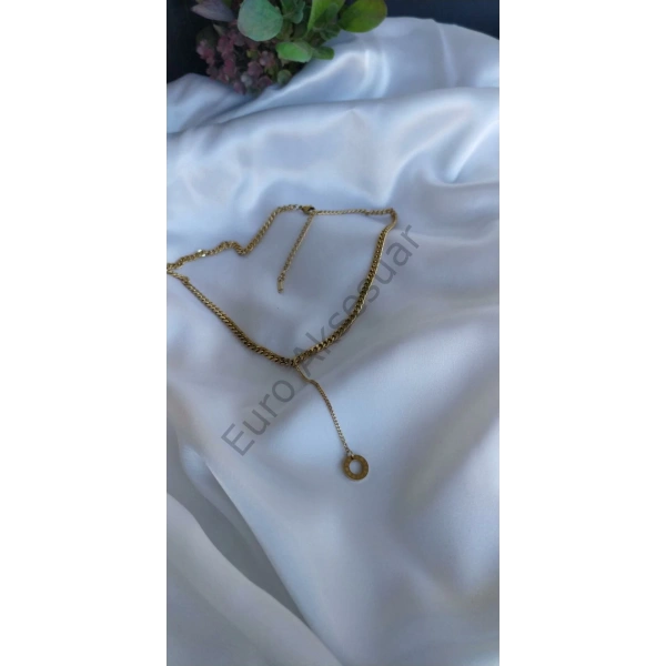 Roma Rakamlı Zincir Kolye