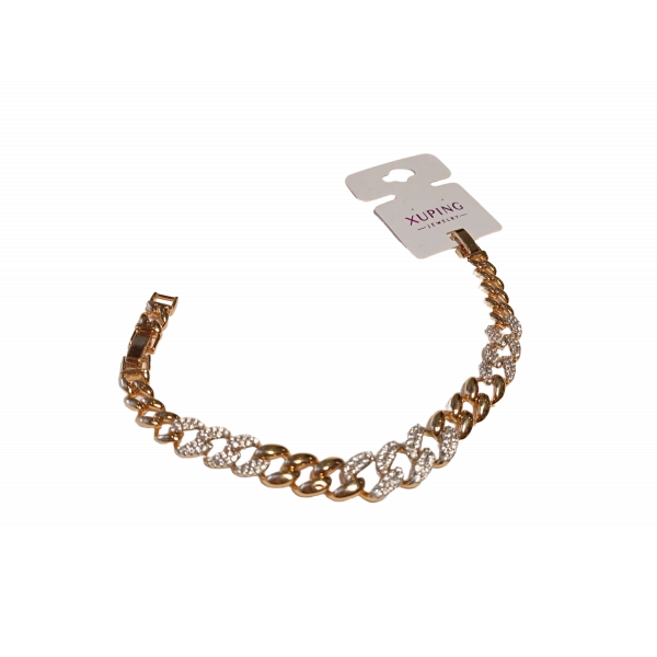 Rose Renk Xuping Jewelry Bileklik 17-19 cm