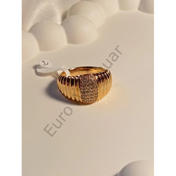 Rose Vip Yüzük - Taş Detaylı