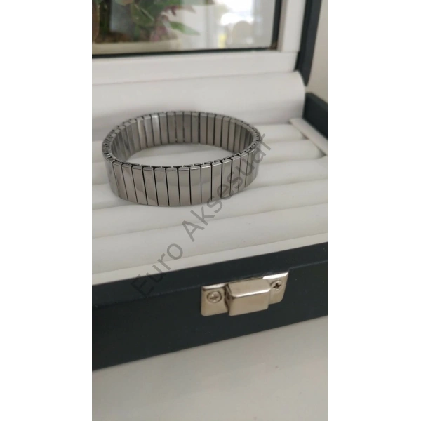 Silver İtalyan Esnek Bileklik